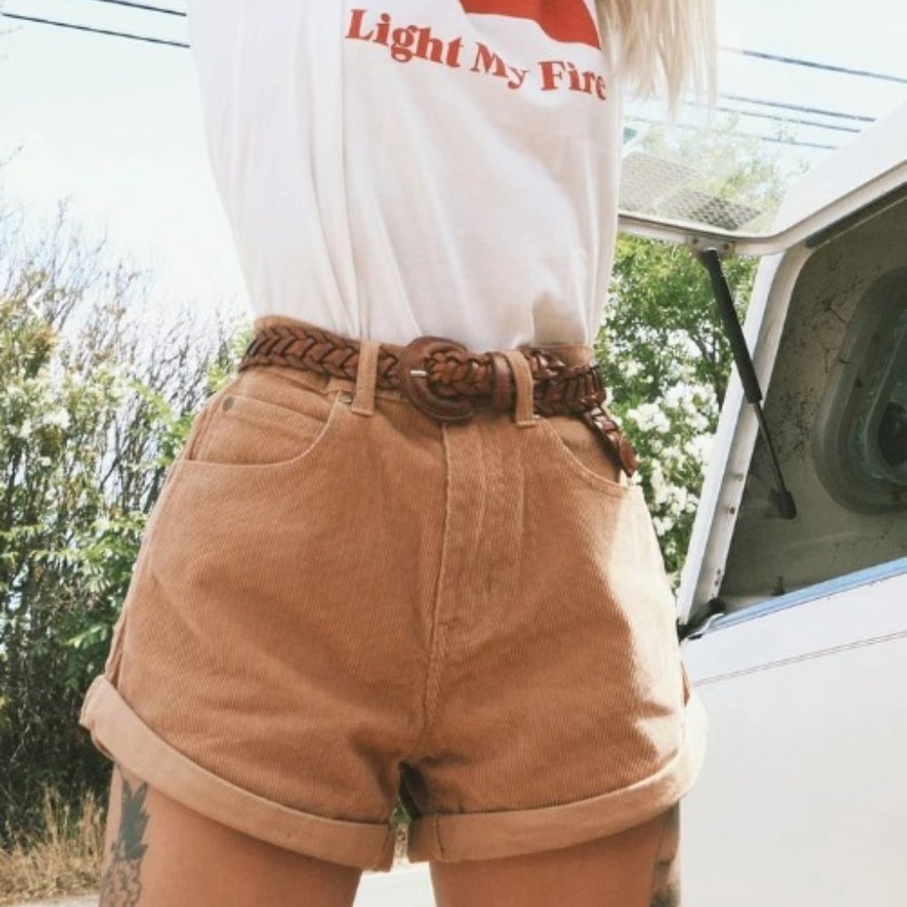 Afends | Tyler Corduroy Short | Light Tan | Size 6